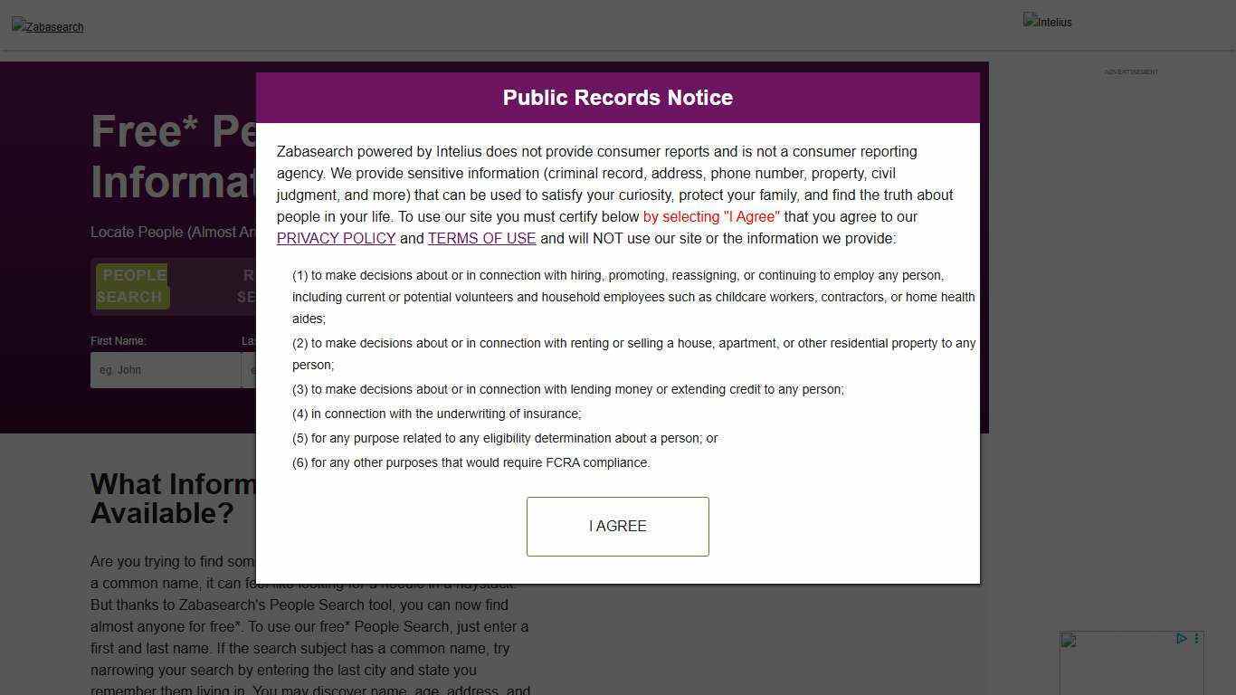 Free* People Search Engine - Search By Name & Phone Number | ZabaSearch